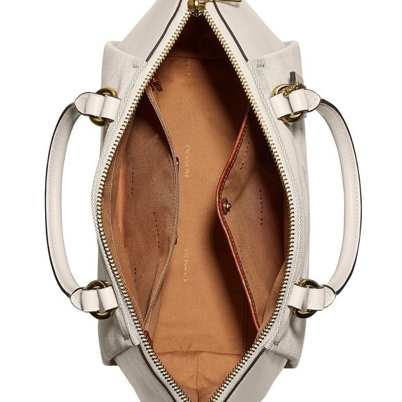 💗SOLD - SOLD ON AMAZ ⭐COACH Horse &Carriage Jacquard Elise Satchel 0669 - Picture 6 of 16